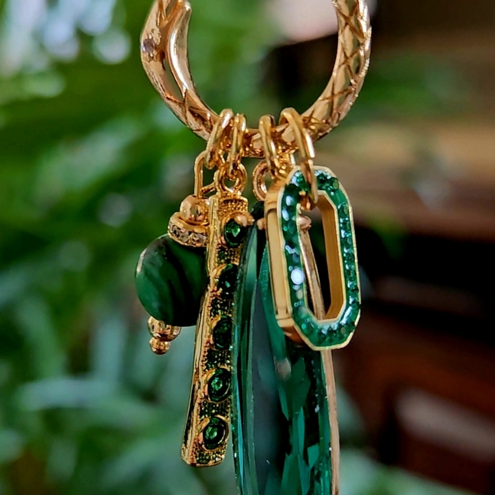 SUPER SALE!! Charm Necklace with Snake Gate Clasp and Gold-Filled Chain